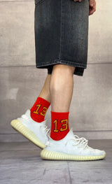 CALZE SPUGNA - VAMOS - ART. NUMERO 13 - COL. ROSSO