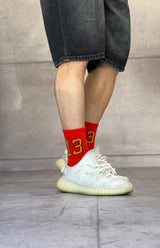 CALZE SPUGNA - VAMOS - ART. NUMERO 13 - COL. ROSSO