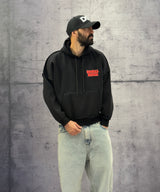 FELPA CON CAPPUCCIO SOCIAL MEDIA - BERNA - ART. 2523122 - BIANCO