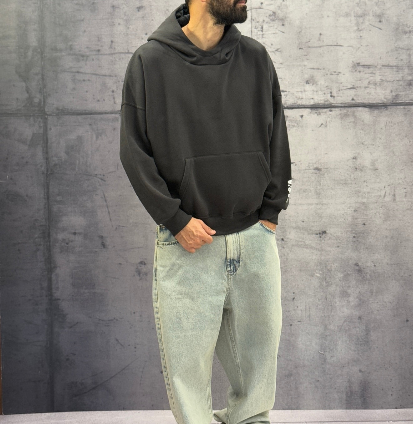 FELPA CON CAPPUCCIO OBLO' - BERNA - ART. 252021