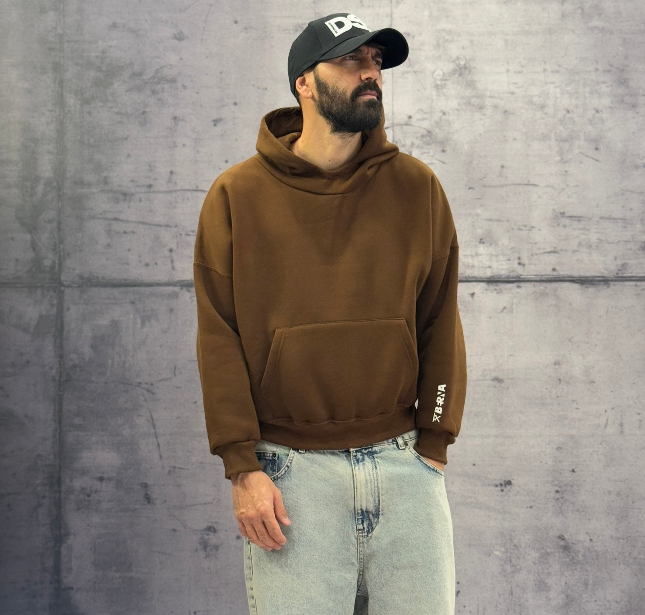 FELPA CON CAPPUCCIO OBLO' - BERNA - ART. 252021