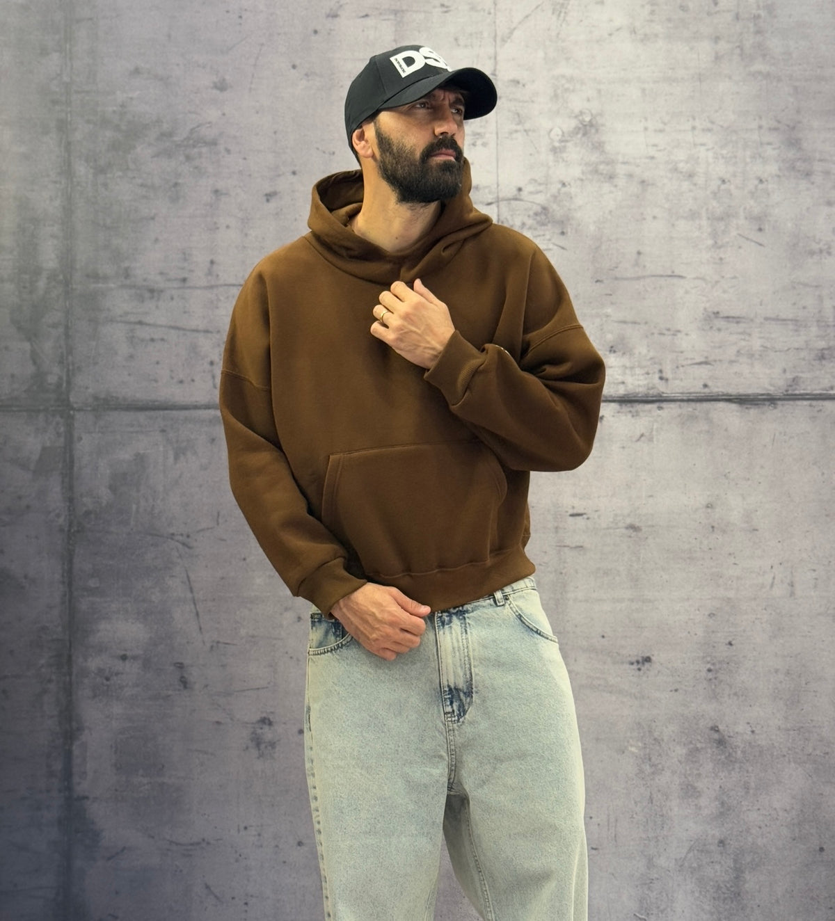 FELPA CON CAPPUCCIO OBLO' - BERNA -  *ART. 252021