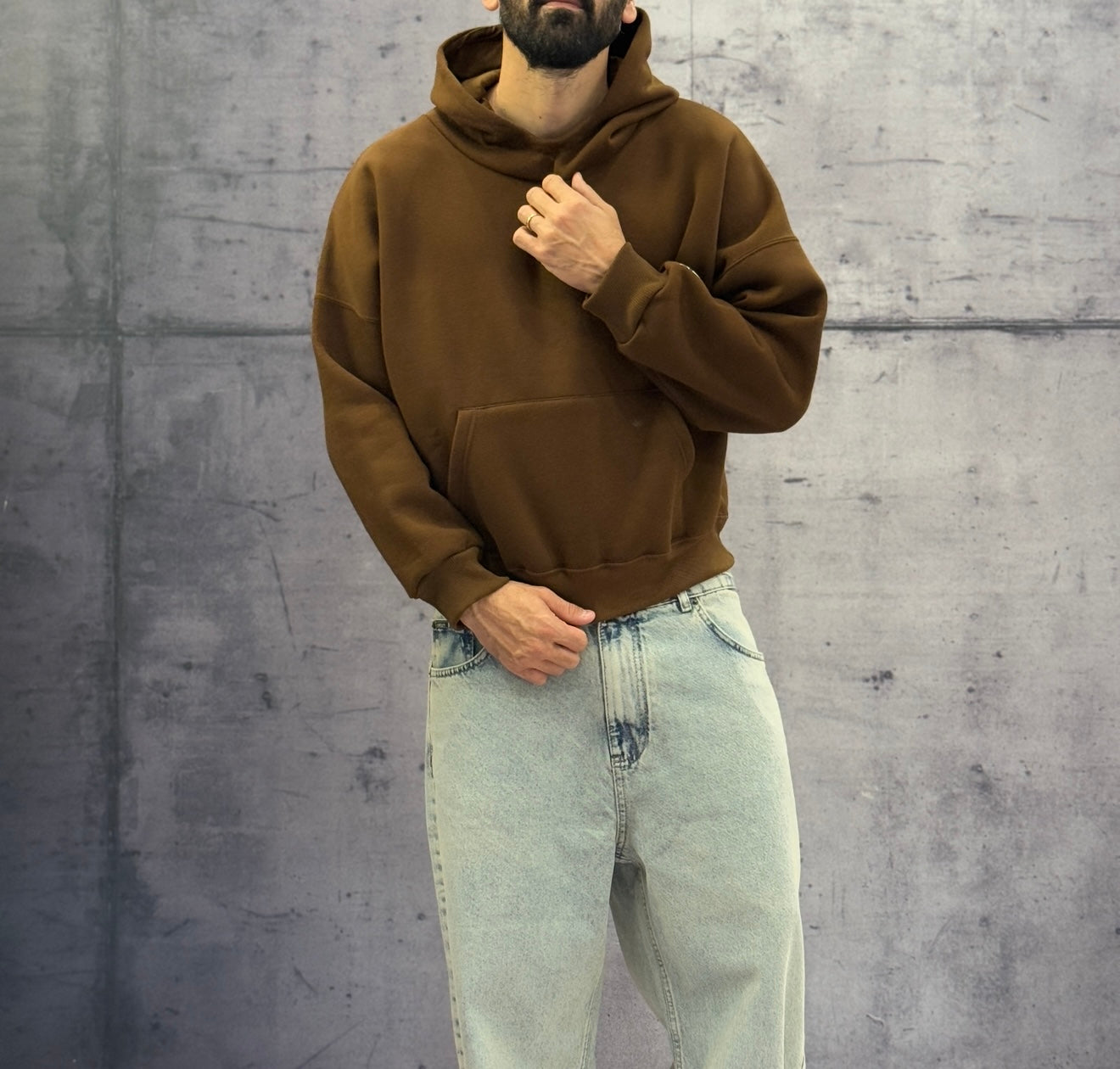 FELPA CON CAPPUCCIO OBLO' - BERNA - ART. 252021