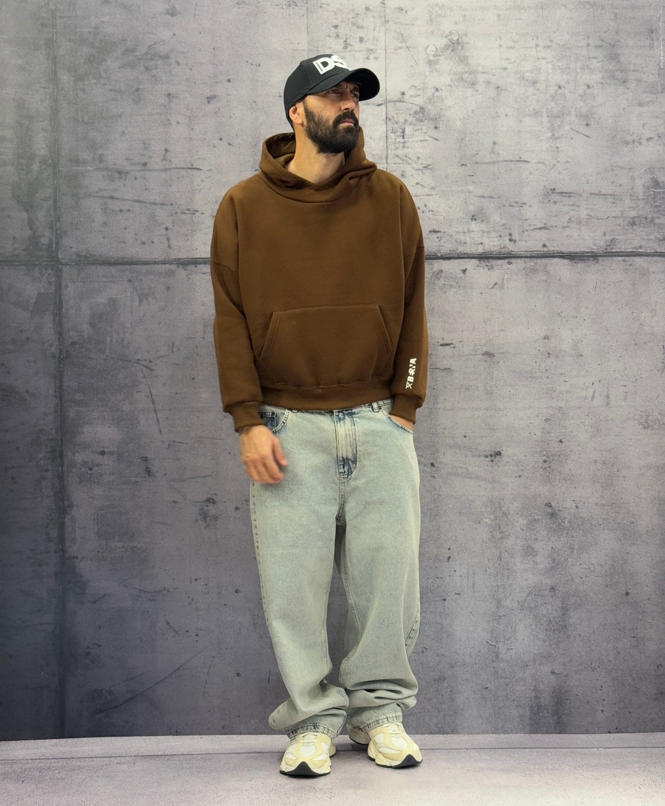 FELPA CON CAPPUCCIO OBLO' - BERNA - ART. 252021