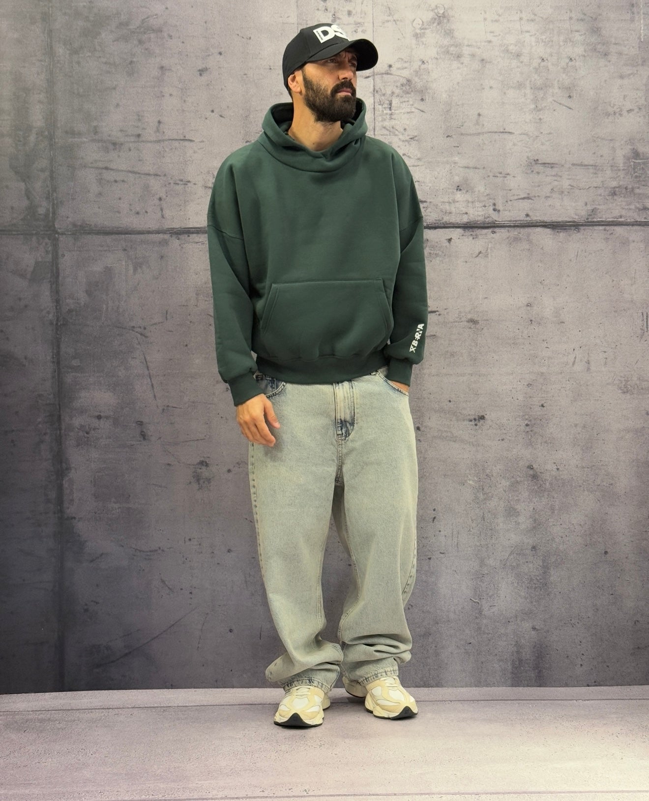 FELPA CON CAPPUCCIO OBLO' - BERNA - ART. 252021