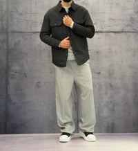 GIUBBINO EFFETTO A COSTE  - HAMEN - ART. LPGA7510 - COL. NERO