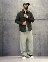 GIUBBINO EFFETTO A COSTE  - HAMEN - ART. LPGA7510 - COL. NERO