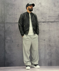 GIUBBINO EFFETTO PELLE  - HAMEN - ART. XF3042 - COL. NERO