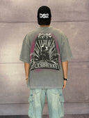 T-SHIRT OVER CON STAMPA AC/DC - 2Y PREMIUM - ART. AJ-6465