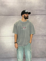 T-SHIRT OVER CON STAMPA AC/DC - 2Y PREMIUM - ART. AJ-6465
