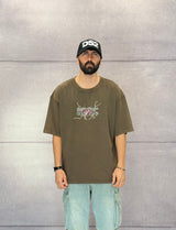 T-SHIRT OVER CON STAMPA AC/DC - 2Y PREMIUM - ART. AJ-6465