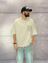 T-SHIRT OVERSIZE CON TASCHINO - 2Y PREMIUM - ART. AJ-6368-1