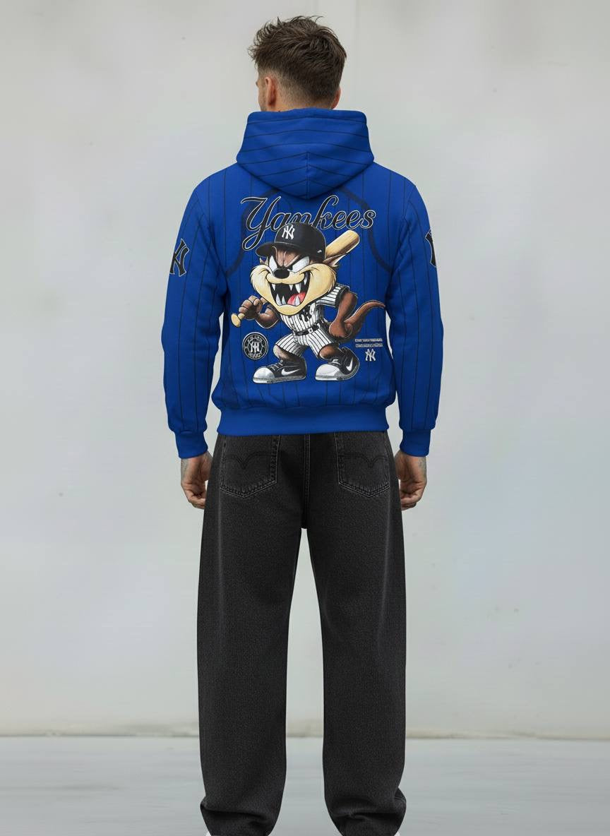 FELPA CON CAPPUCCIO YANKESS TAZMANIA - B.U. - ART. W25 / H - 16