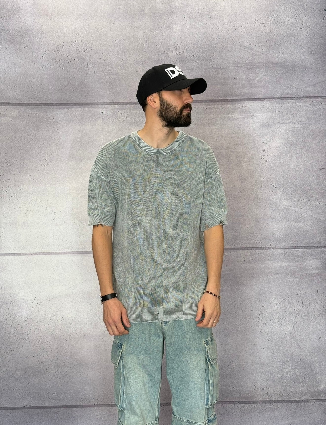 T-SHIRT MAGLIA CON ROTTURE - CATCH - ART. 25CY - 041