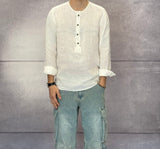 CAMICIA SERAFINO IN LINO - BERNA - *ART. 230330