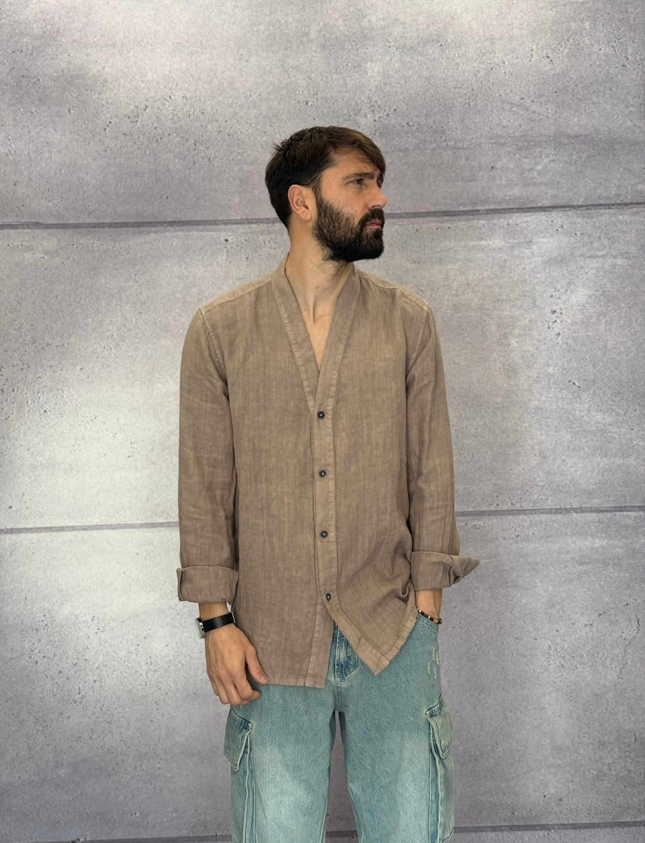 CAMICIA COLLO V - BERNA - *ART. 243423