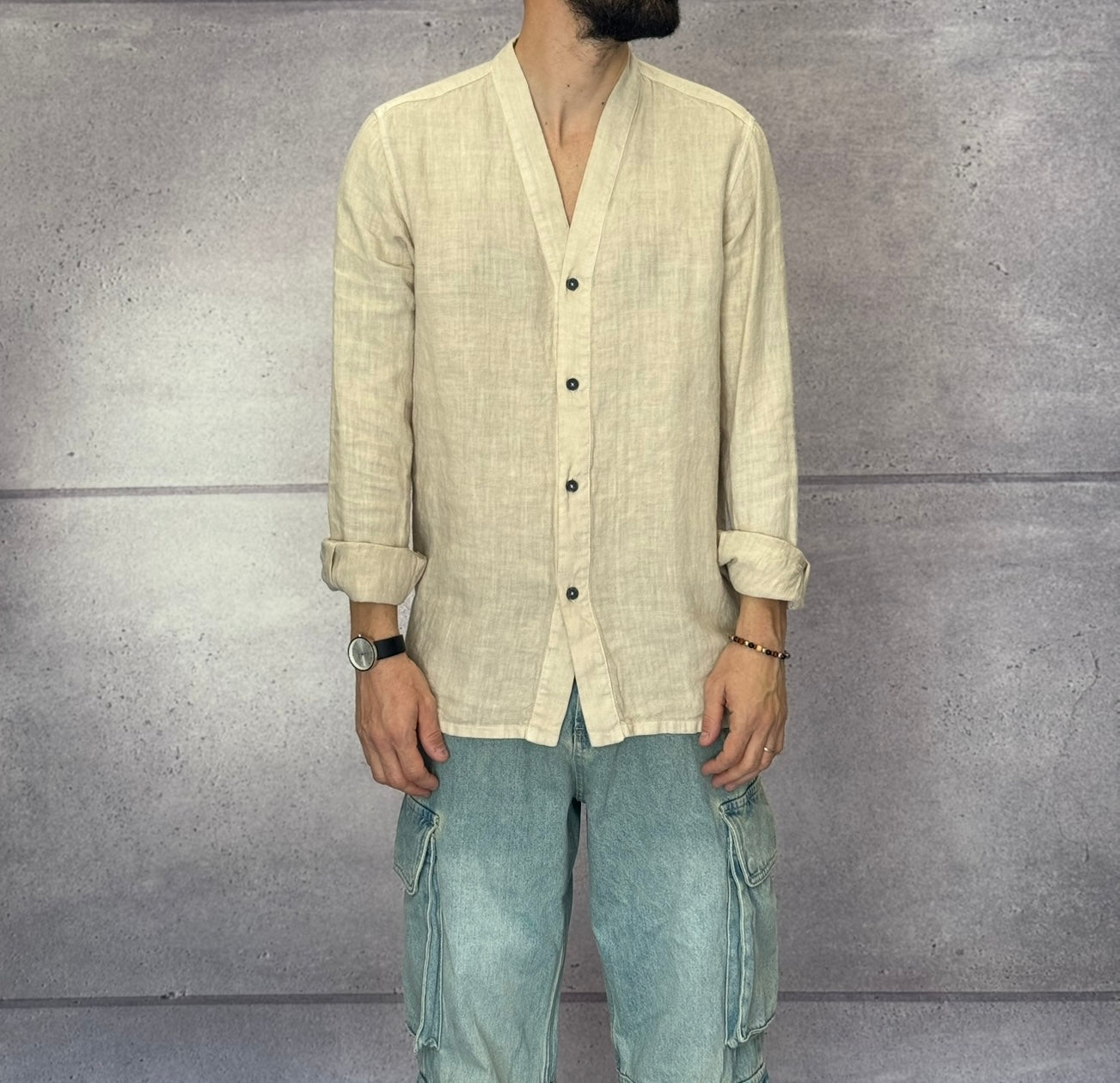 CAMICIA COLLO V - BERNA - *ART. 243423