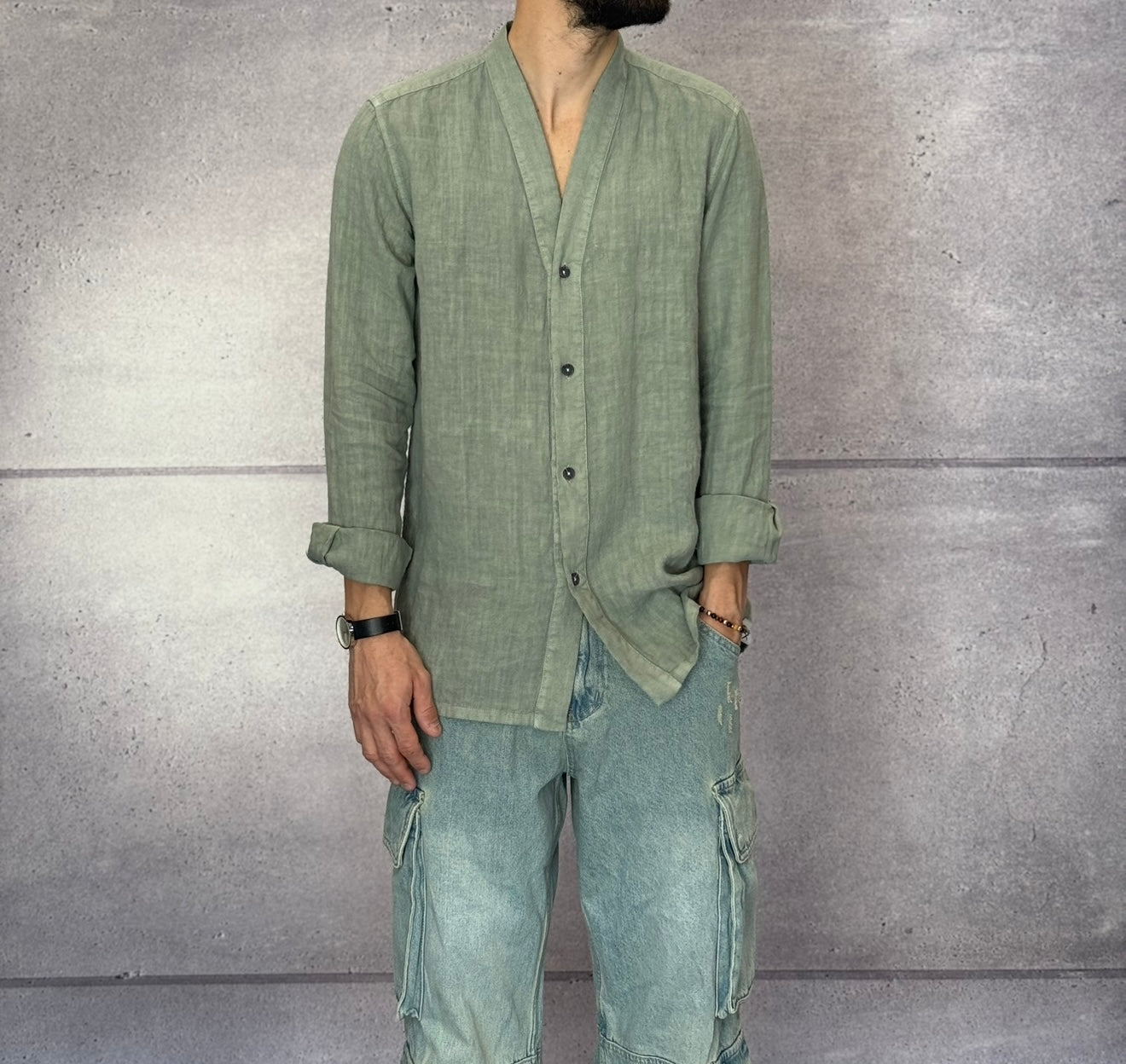 CAMICIA COLLO V - BERNA - *ART. 243423