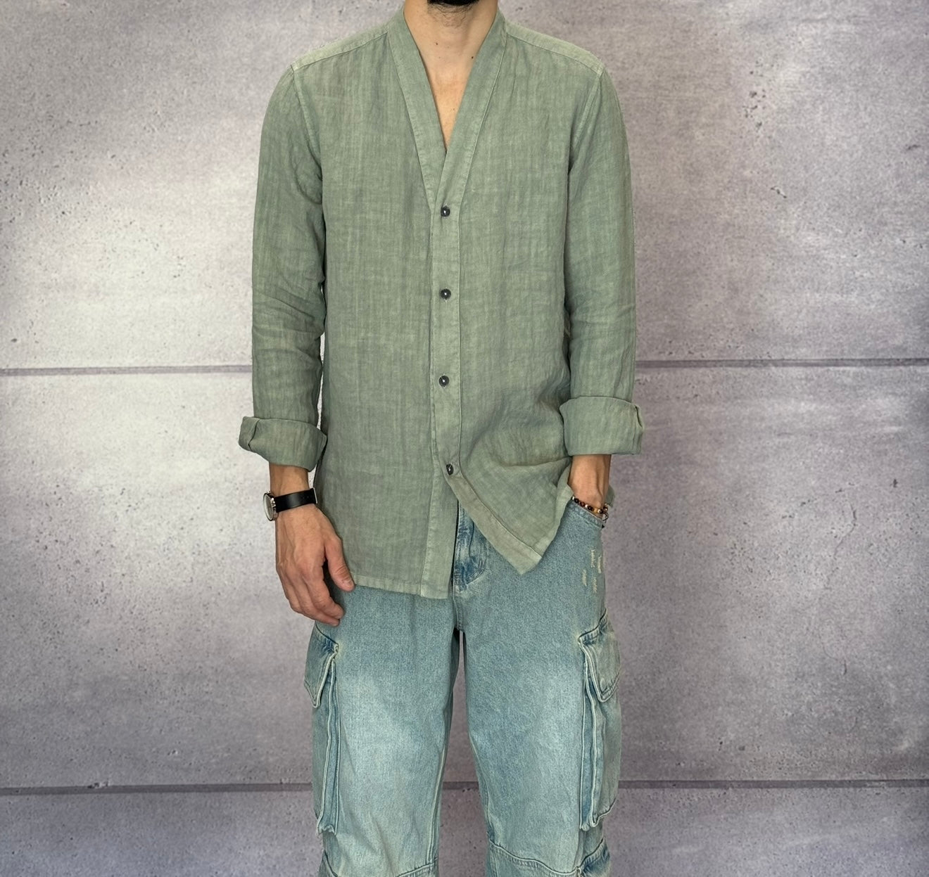 CAMICIA COLLO V - BERNA - *ART. 243423
