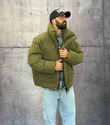 GIUBBINO PUFFER - NEW JOB BRAND - ART. 22419 - COL. VERDE