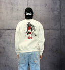 FELPA GIROCOLLO SAMURAI - BERNA - ART. 252209128 - PANNA