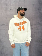 FELPA CON CAPPUCCIO WASHINGTON 44 - BERNA - ART. 252361128 - COL. PANNA