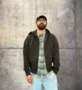 FELPA BOXY FIT CON CAPPUCCIO + ZIP - ONLY&SONS - ART. 22035193 - COL BLACK