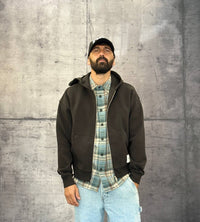 FELPA BOXY FIT CON CAPPUCCIO + ZIP - ONLY&SONS - ART. 22035193 - COL BLACK