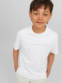 T-SHIRT JACK & JONES BAMBINO LILLA E WHITE ART 12237435