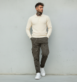 PANTALONE TASCONE - BERNA - *ART. 220220186 - COL. CIOCCOLATO