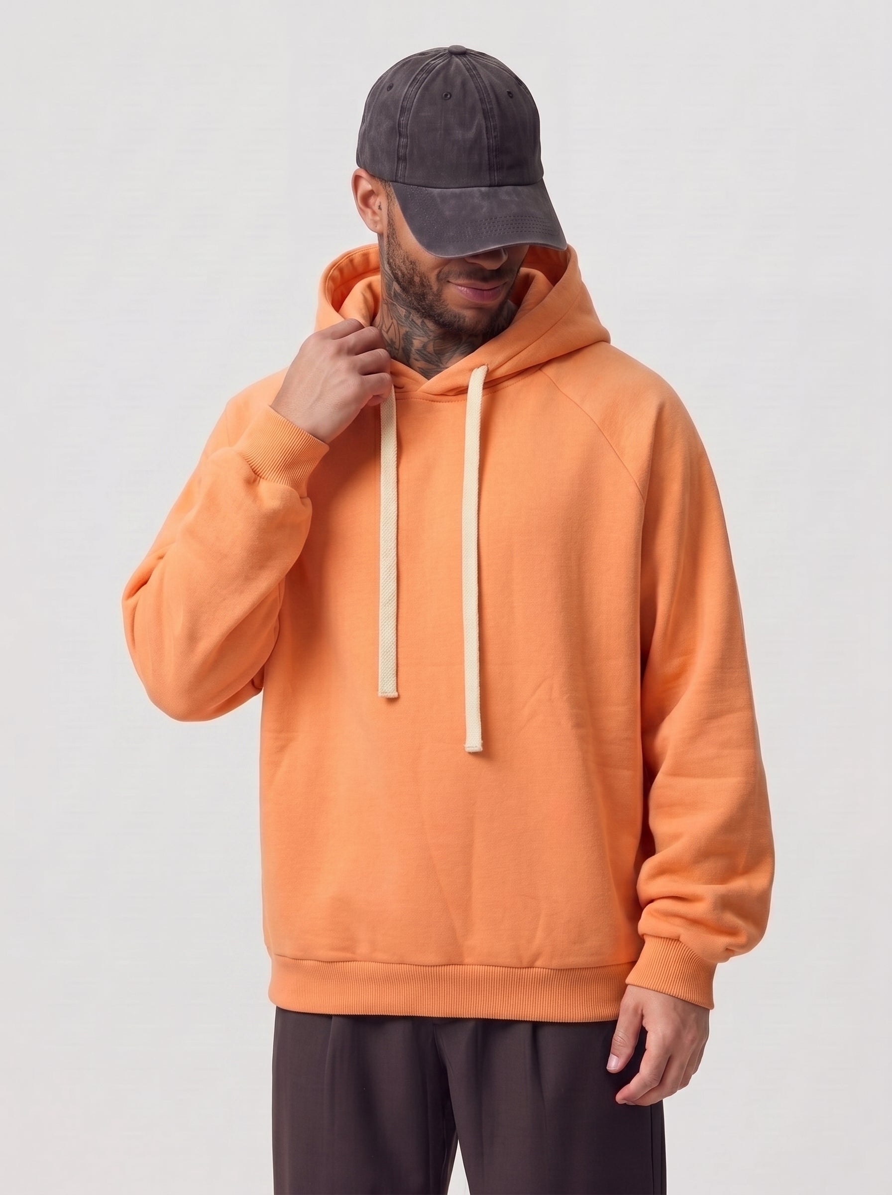 FELPA NEW JOB BRAND OVER CON CAPPUCCIO PESCA ART REGLAN