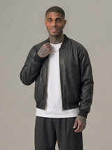 GIUBBINO NEW JOB BRAND BOMBER ECOPELLE  ART 03 TRAP