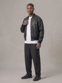 GIUBBINO NEW JOB BRAND BOMBER ECOPELLE  ART 03 TRAP