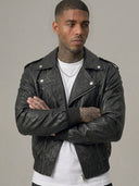 GIUBBINO BERNA CHIODO BOMBER OVER ECOPELE NERO ART 251094 1