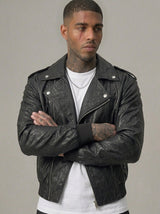 GIUBBINO BERNA CHIODO BOMBER OVER ECOPELE NERO ART 251094 1