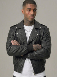 GIUBBINO BERNA CHIODO BOMBER OVER ECOPELE NERO ART 251094 1
