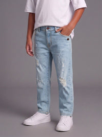 JEANS OVER  BERNA  KIDS  LIGHT DENIM STRAPPI ART K 22559 30