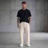 PANTALACCIO CON BOTTONE PANNA - ONLY&SONS - ART. 22037262