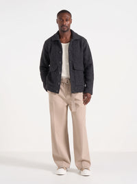 GIUBBINO BL11 WORKER IN PANNO ANTRACITE ART WORKER23