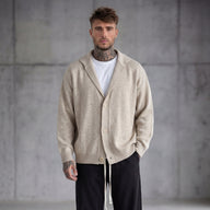 CARDIGAN GIACCA POLO SABBIA  - NEW JOB BRAND - ARTR. MA/14