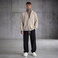 CARDIGAN GIACCA POLO SABBIA  - NEW JOB BRAND - ARTR. MA/14