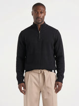 MAGLIONCINO BL11 MEZZA ZIP MISTO LANA ART RITZIP