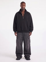 FELPA BL11 CON MEZZA ZIP ART BL26010001