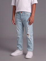 JEANS OVER  BERNA  KIDS  LIGHT DENIM STRAPPI ART K 22559 30