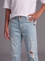 JEANS OVER  BERNA  KIDS  LIGHT DENIM STRAPPI ART K 22559 30