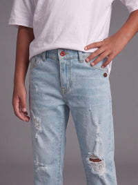 JEANS OVER  BERNA  KIDS  LIGHT DENIM STRAPPI ART K 22559 30