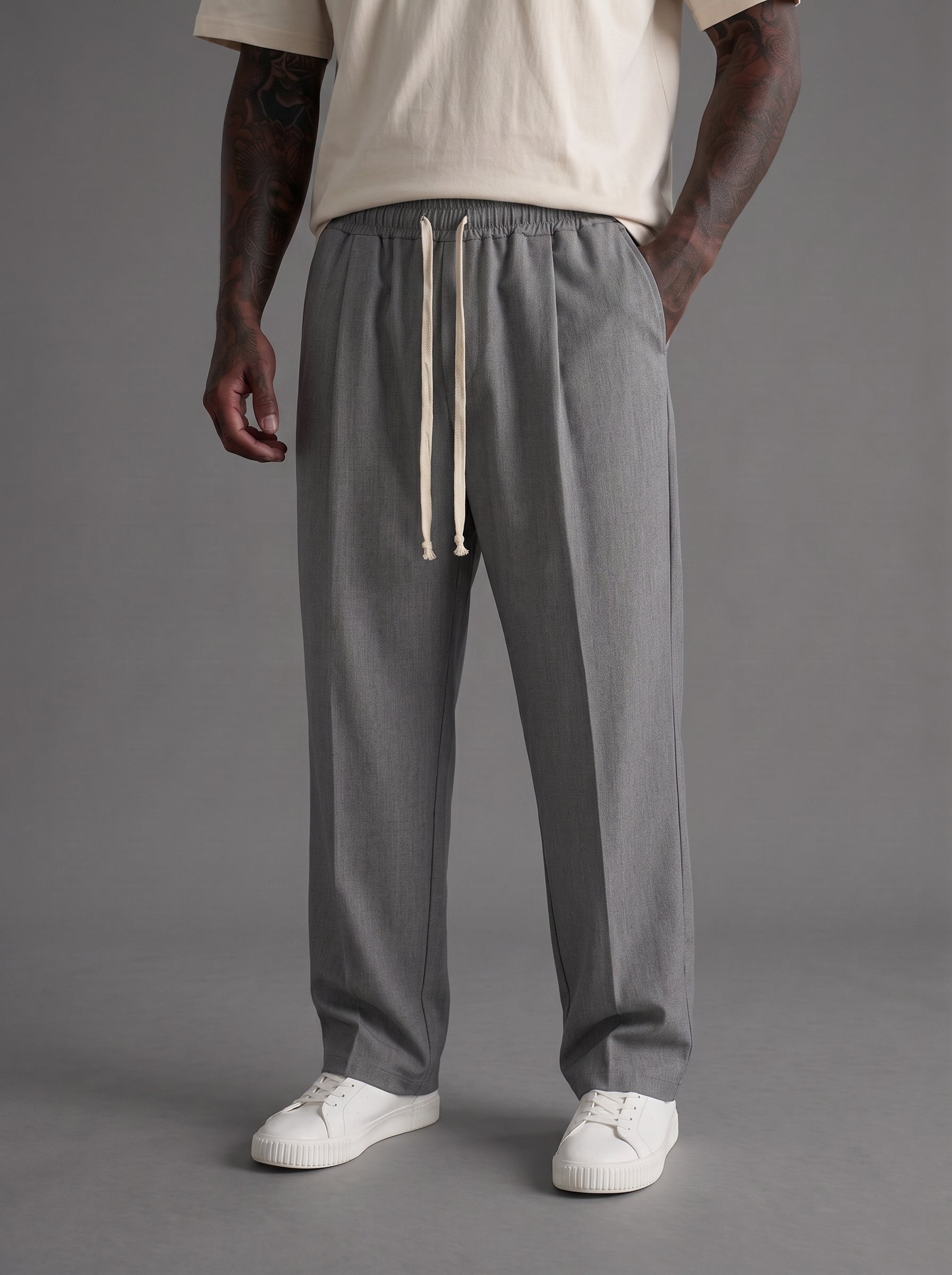 PANTALONE NEW JOB BRAND CON ELASTICO IN VITA MOD SOHO