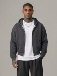 FELPA ONLY&SONS BOXY FIT CON CAPPUCCIO + ZIP  ONLY&SONS - ART. 22035193