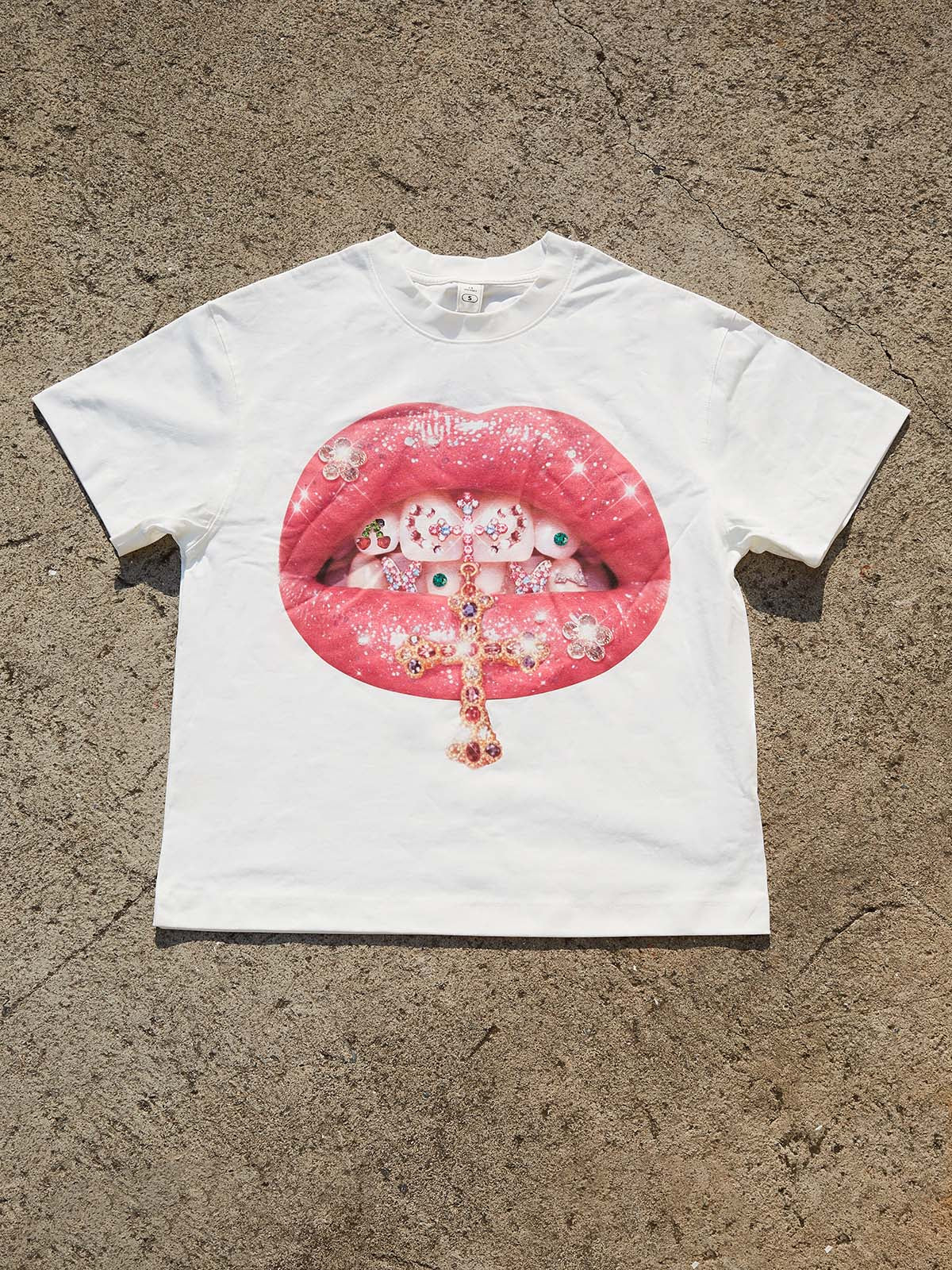 T-SHIRT NOISSEY OVERSIZE BIANCA ART BOCCA PINK