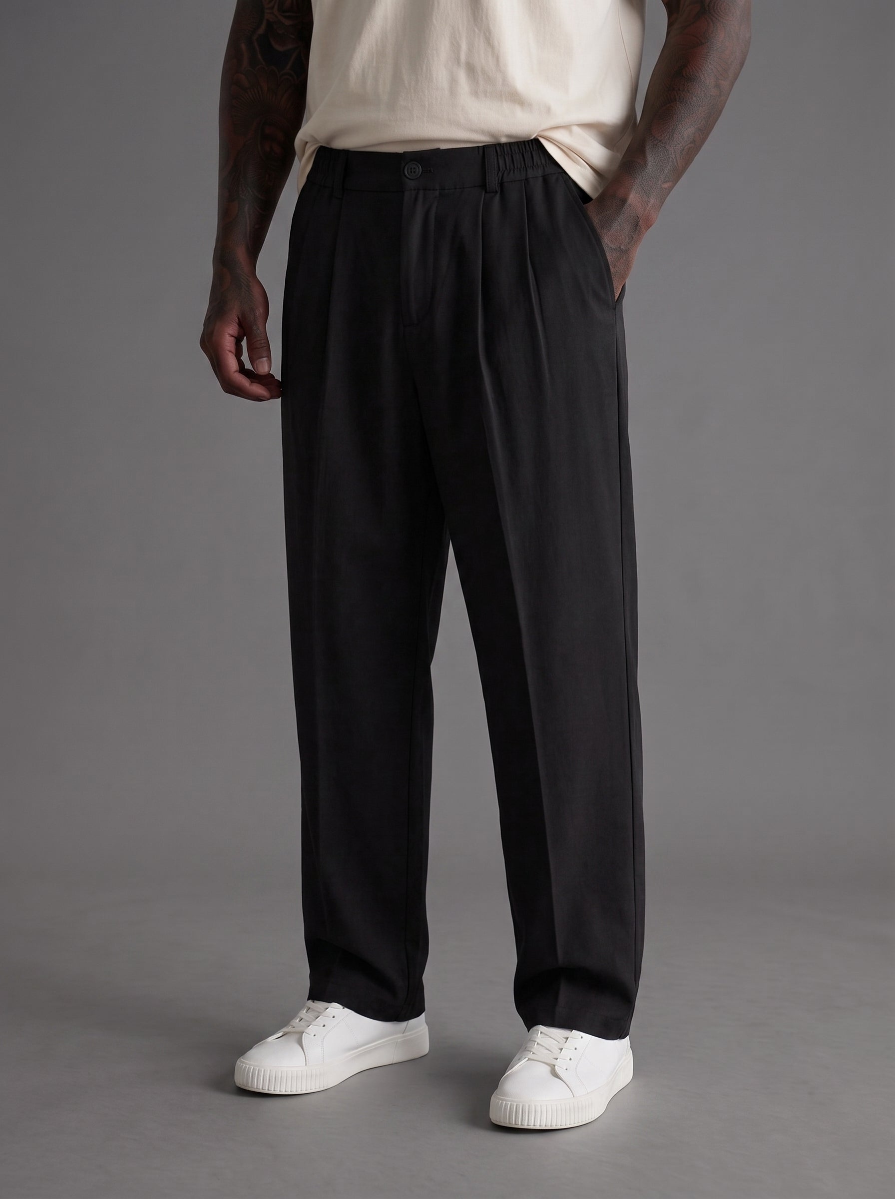 PANTALONE CON ELASTICO IN VITA - NEW JOB BRAND - ART. TREMITY  FW
